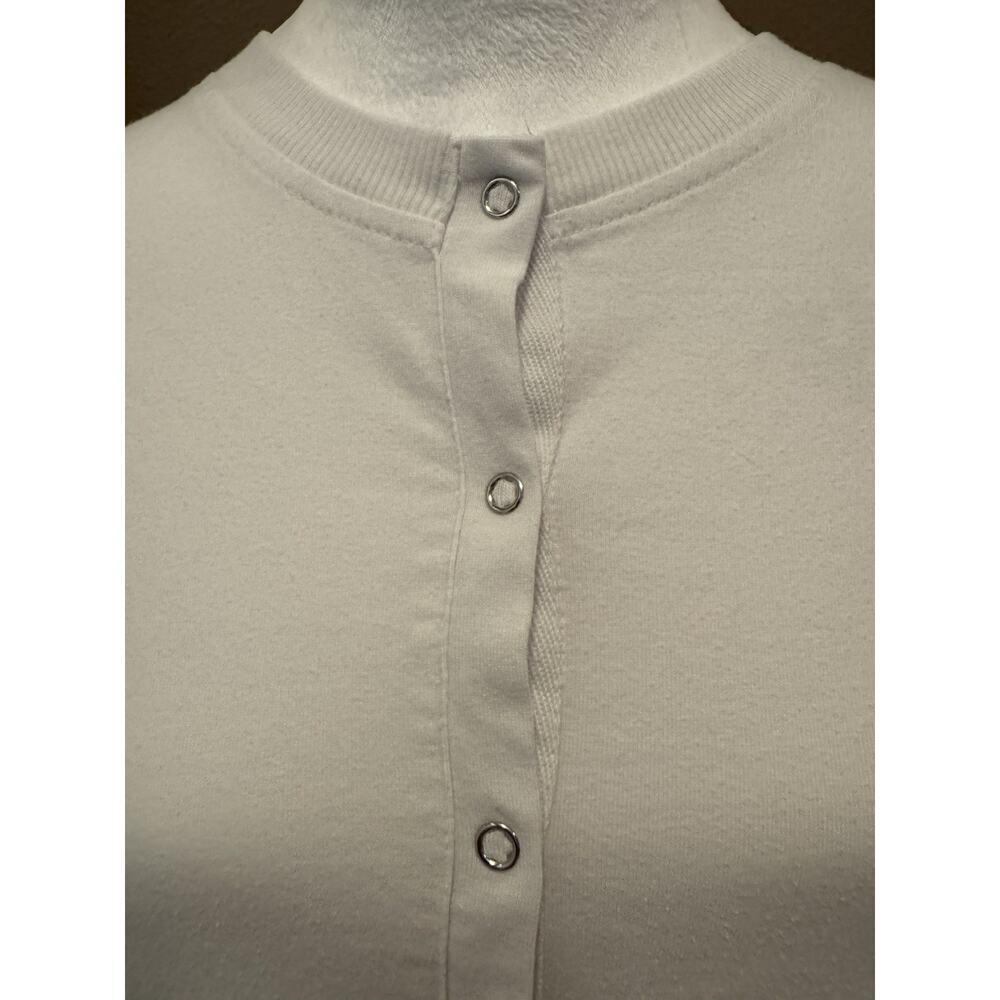 Joni B. Womens White Activewear Jacket Size L - Picture 3 of 8